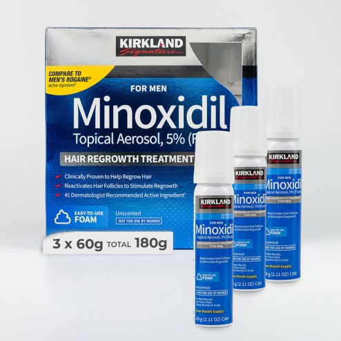 Minoxidil Kirkland w piance na 3 miesiące