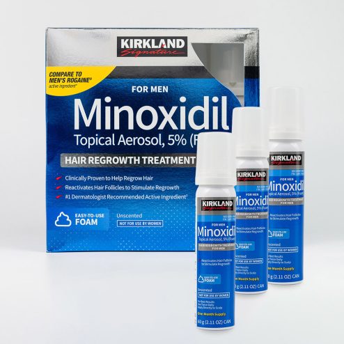 Minoxidil Kirkland w piance na 3 miesiące
